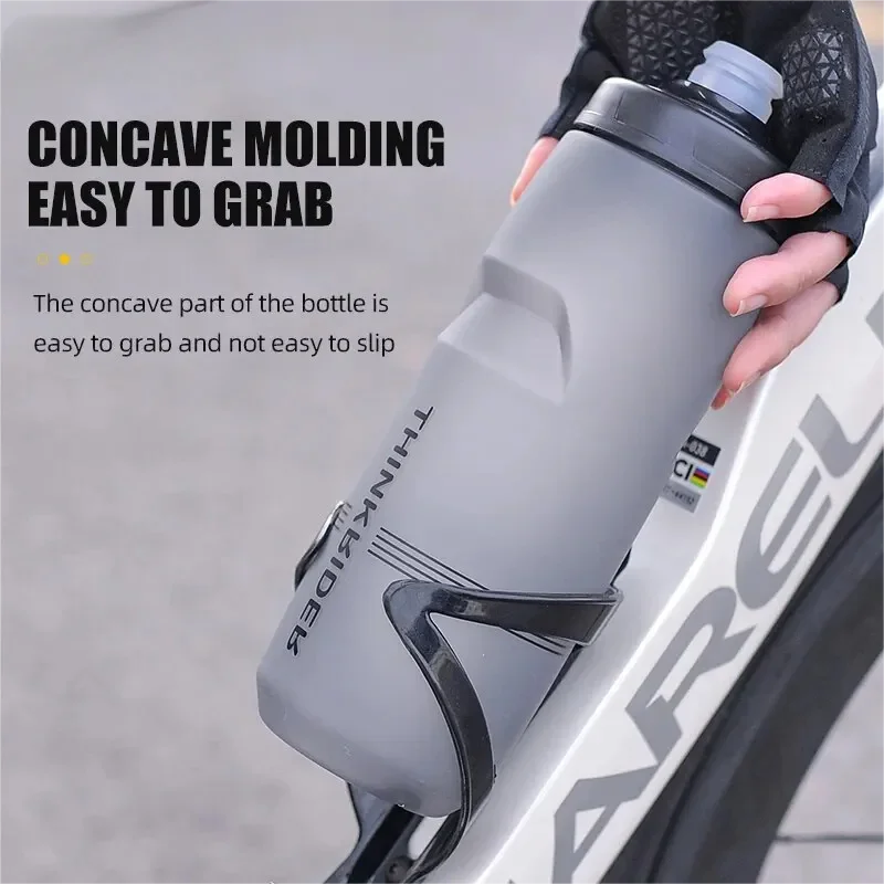 620ml/750ml Cycling Water Bottle | MTB/Road Bike | Large Capacity BPA-Free Plastic | Leakproof & Portable | Outdoor Sports Drink