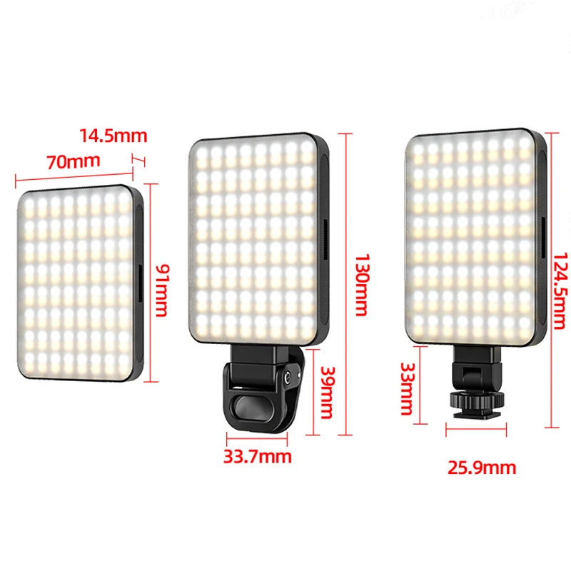 Mini Magnetic Phone Selfie Light For iPhone Magsafe Pocket Light for Tablet Laptop Computer Video TikTok YouTube Filming Makeup