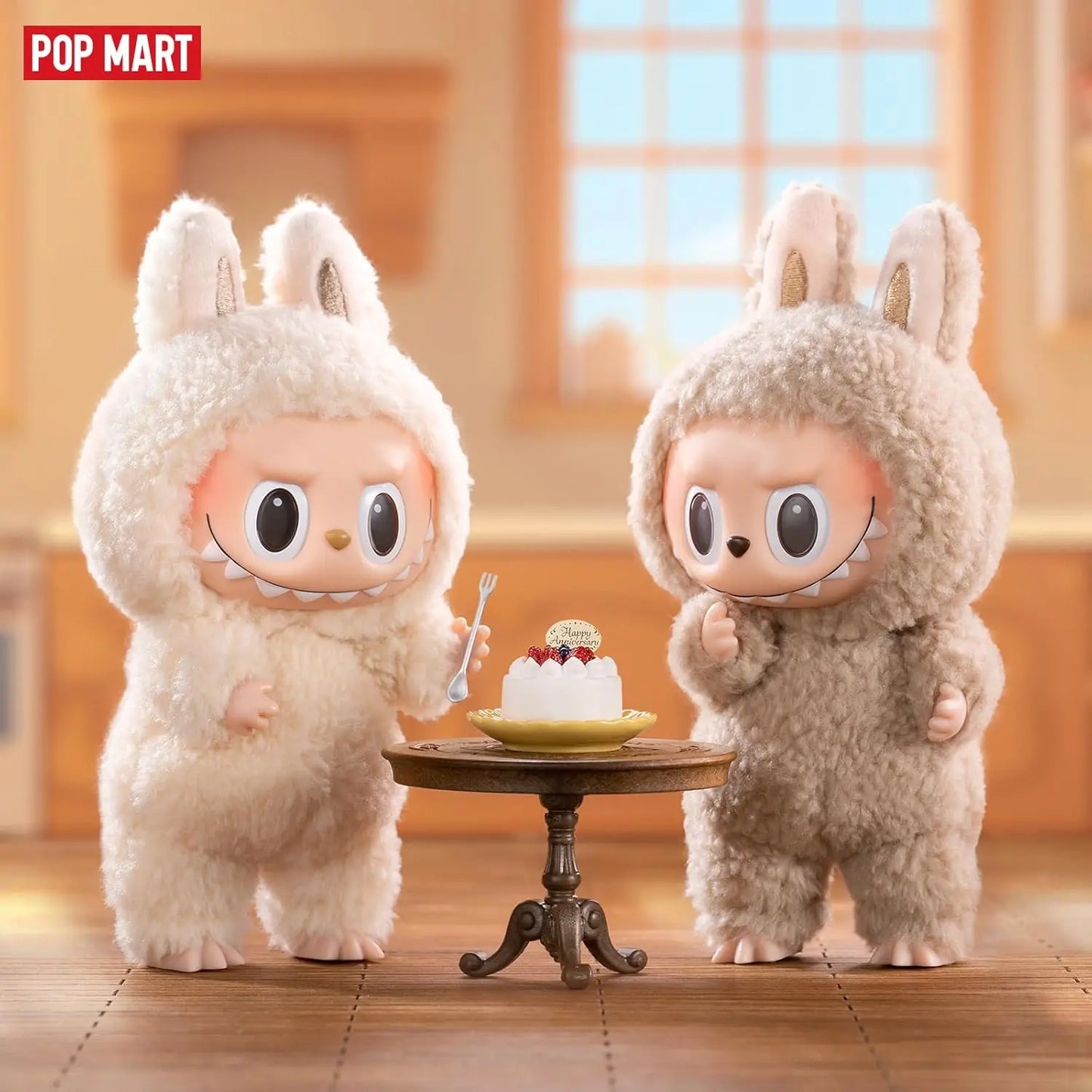 POP MART labubu Doll The Monsters Tasty Macarons Blind Box Random Vinyl Figure Cute Food Theme Collectible Toy Gift 