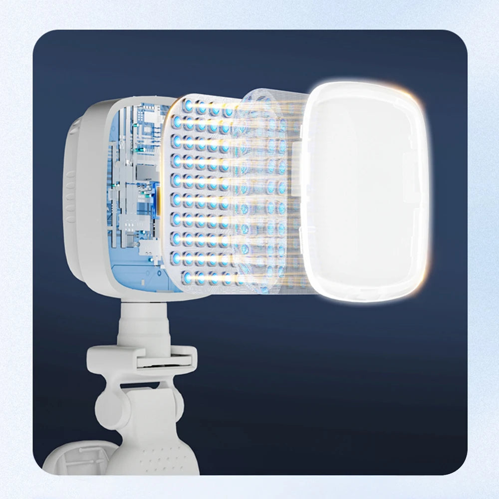 Portable LED Selfie Light Camera Mini Fill Light Rechargeable Phone Night Lights USB Clamp Lamp For Laptop Tablet TikTok Video