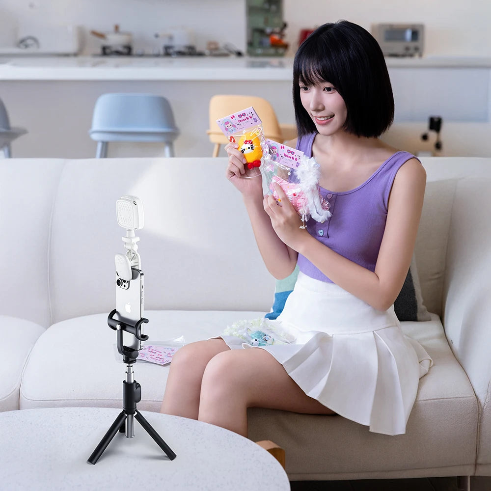 Portable LED Selfie Light Camera Mini Fill Light Rechargeable Phone Night Lights USB Clamp Lamp For Laptop Tablet TikTok Video