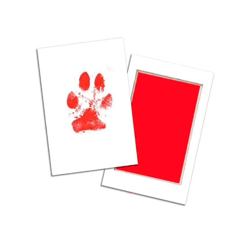 Pet Handprint Footprint Clay Disposable No Wash Ink Clay with Layered Design Non Sticky Mess Free Safe Gentle Handprint Ink Pad