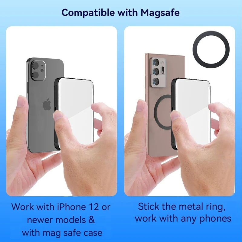 Mini Magnetic Phone Selfie Light For iPhone Magsafe Pocket Light for Tablet Laptop Computer Video TikTok YouTube Filming Makeup