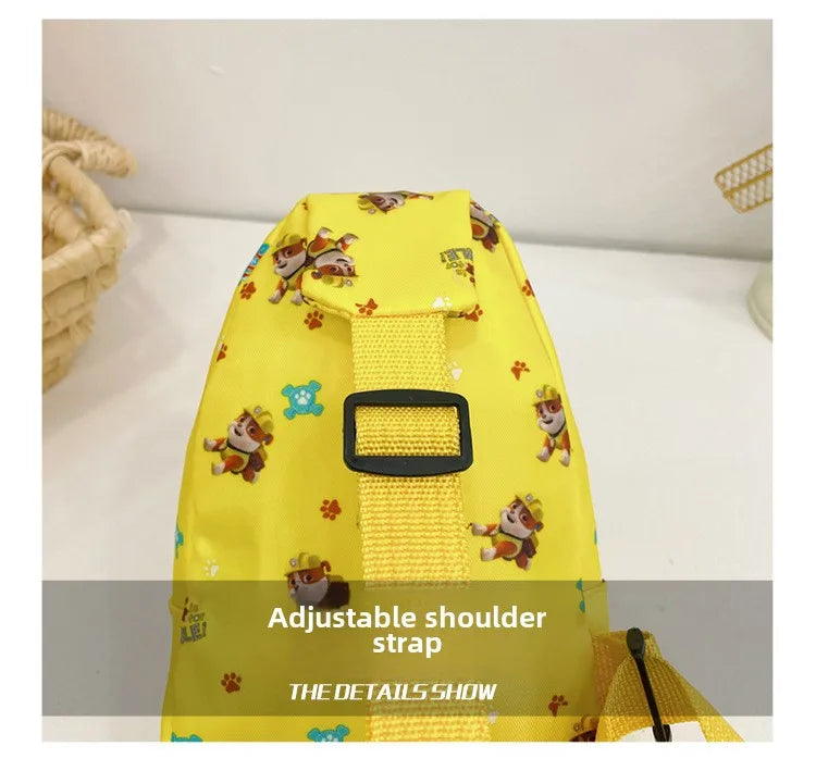 Paw Patrol Kawaii Children's Chest Bag Cute Cartoon Crossbody Bag Fashion Travel Satchel Portable Handbags Purse Backpacks Gifts