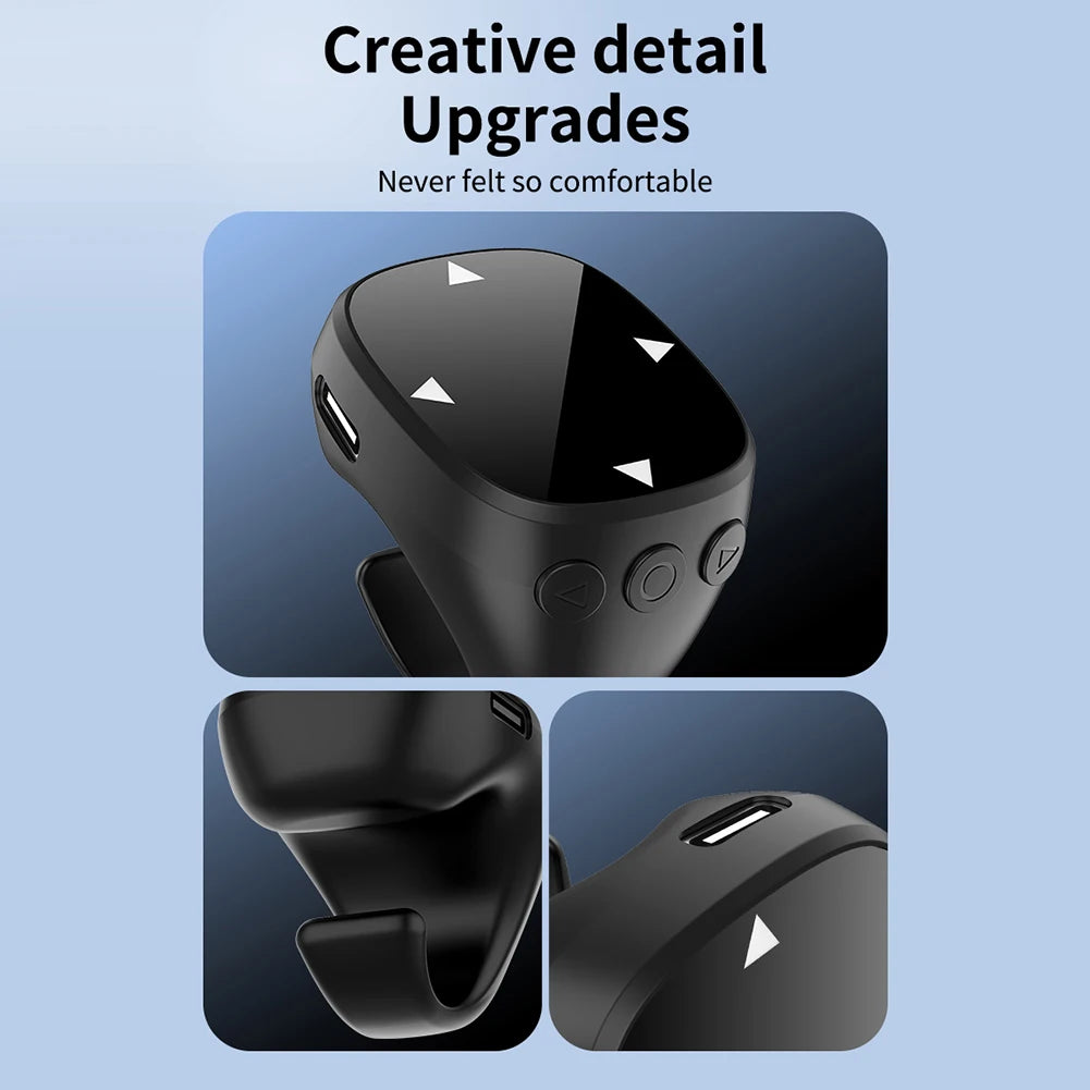 For TikTok Scrolling Ring Bluetooth 5.3 Fingertip Wireless Remote Control Video Scrolling Remote Control Ring for iOS Android