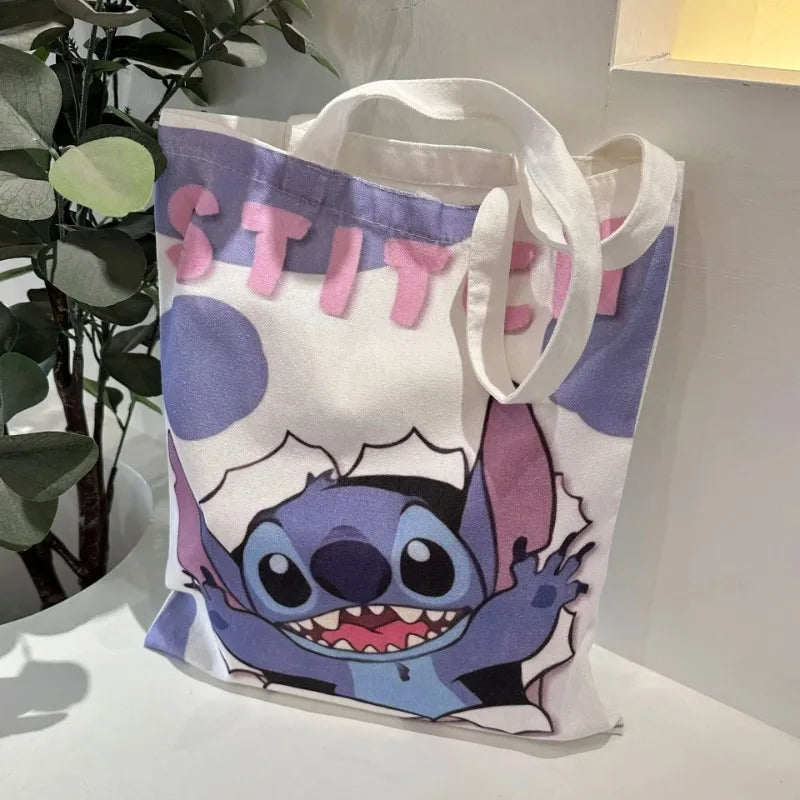Disney New Cartoon Stitch Plush Children's School Bag Kindergarten Cute Fashion Color Blocking Backpack