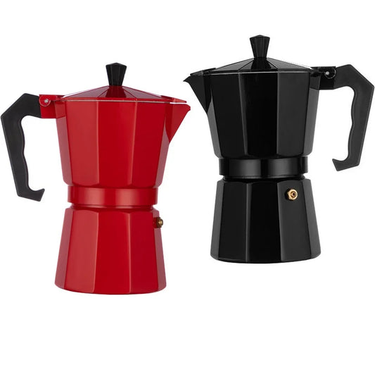 Moka Espresso Percolator Alloy Coffee Maker Mocha Pot 300ml 450ml
